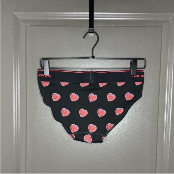 🔥HOT & NWOT! DIESEL UMBR-Andre Men's Briefs | Black & Red Heart Print | Medium - Picture 8 of 11